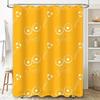 Modern Flower Pattern Bath Shower Curtain Waterproof Durable Decor for Bathroom Available in Various Sizes