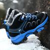 Kids Hiking Shoes Plush Keep Warm Strong Climbing Winter Sports Shoes Anti Slip Wear-Resistant Winter Snow Boots for Children