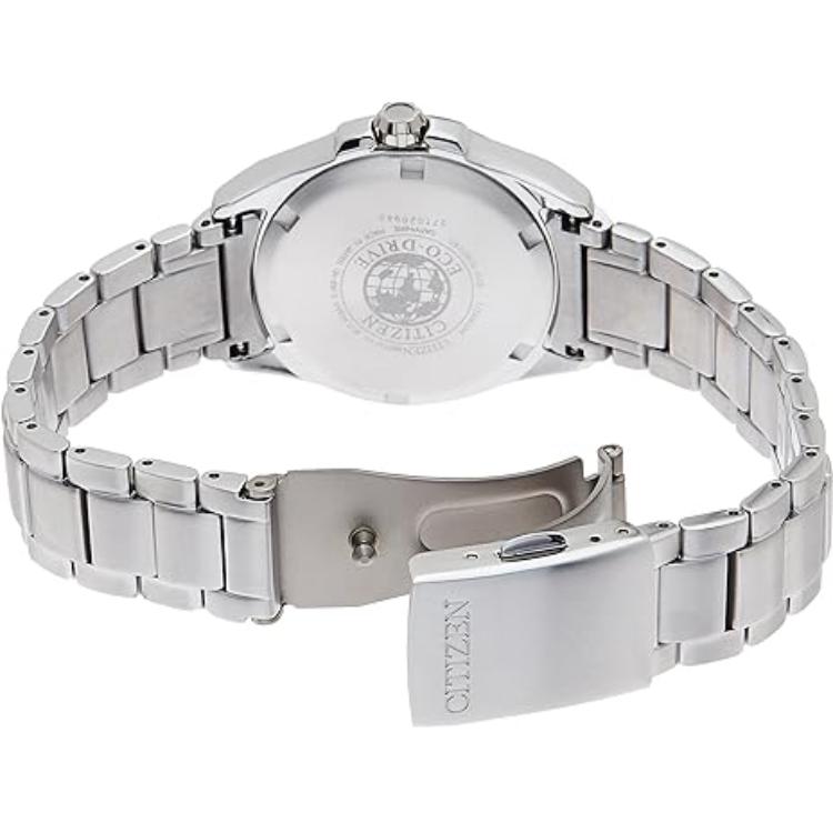 Citizen 100m Water Resistant Light Powered Quartz Movement Stainless Steel Strap Watch Women's Watch EW1881-53E