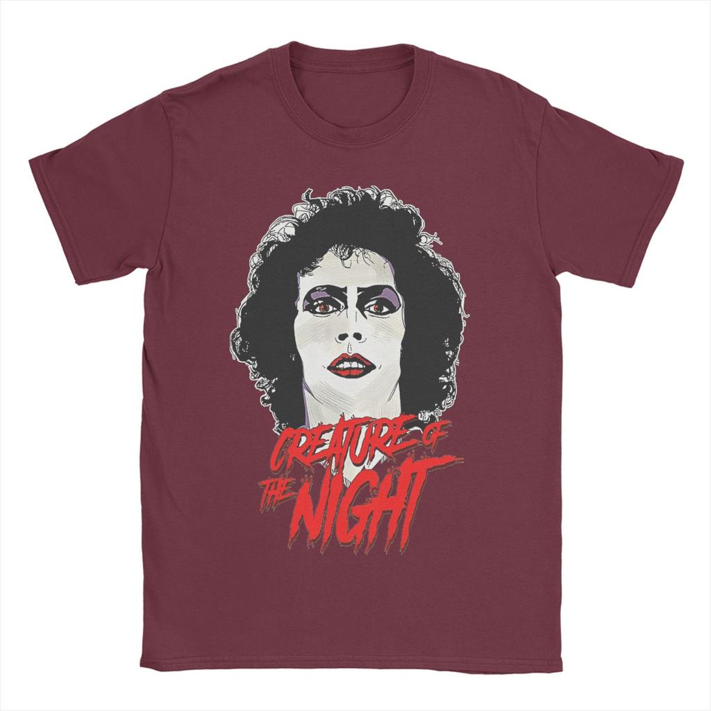 Men T-Shirt The Rocky Horror Show     Leisure Pure Cotton Tee Shirt Short Sleeve Funny T Shirt Round Collar Clothing 6XL