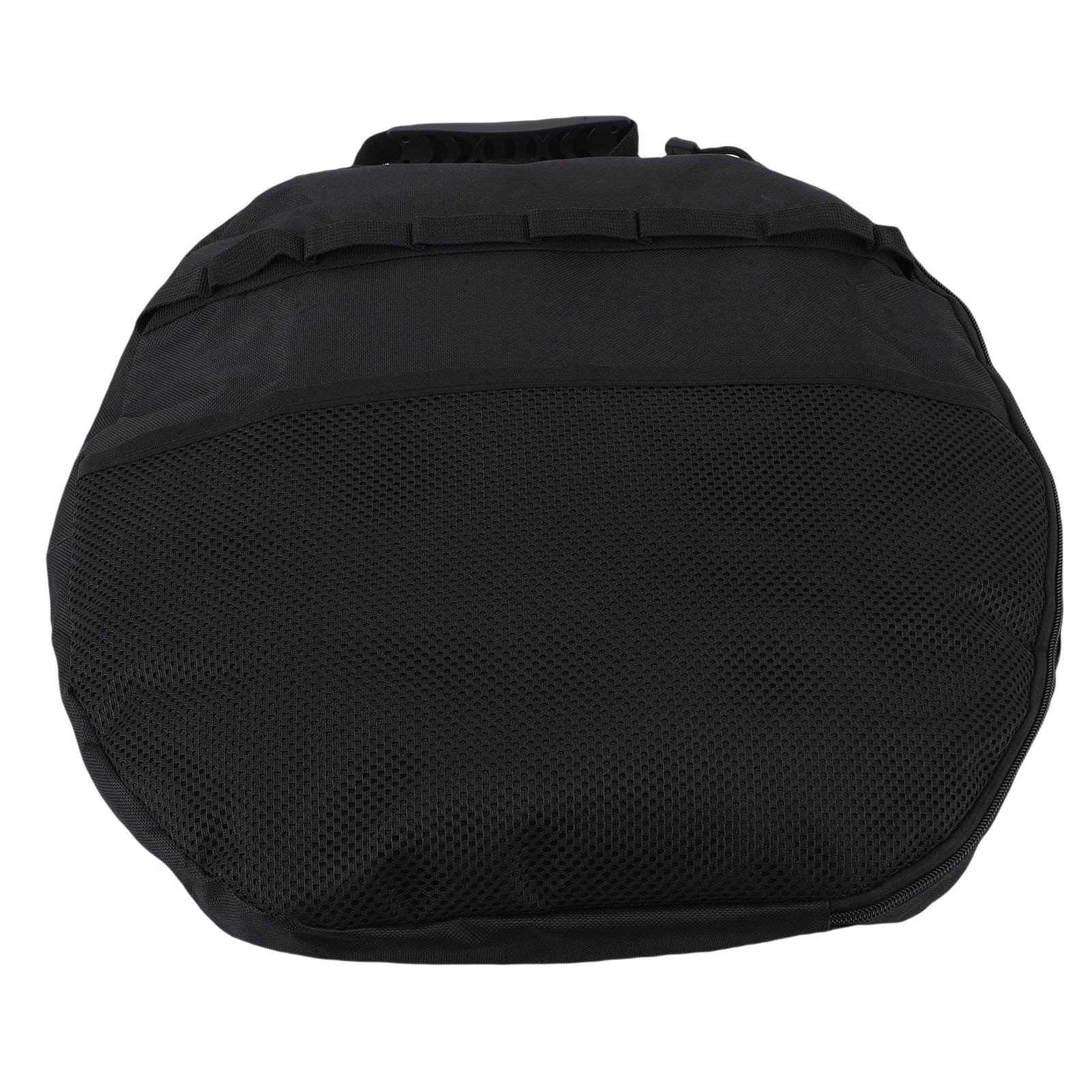 

Grill Pan Storage Bag Oxford Cloth Portable Round BBQ Griddle Storage Pouch Camping Skillet Bag with Handle for Outdoor Cooking Picnic