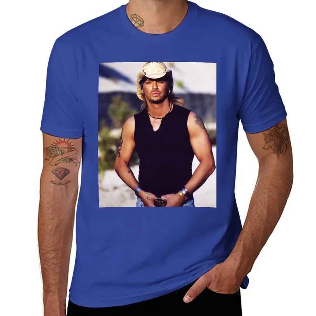Bret Michaels On Memories Poster Art Design T-Shirt for a boy boys animal print clothes for men
