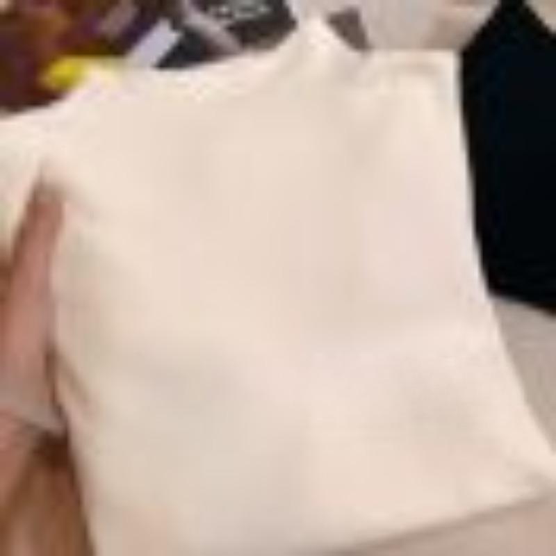 Il Nuovo Stile Autunnale di Maglione Lavorato a Maglia di Alta Gamma, Elegante, a Girocollo, Morbido e a Maniche Lunghe È un Maglione Leggermente Formoso e Snellente per Donne