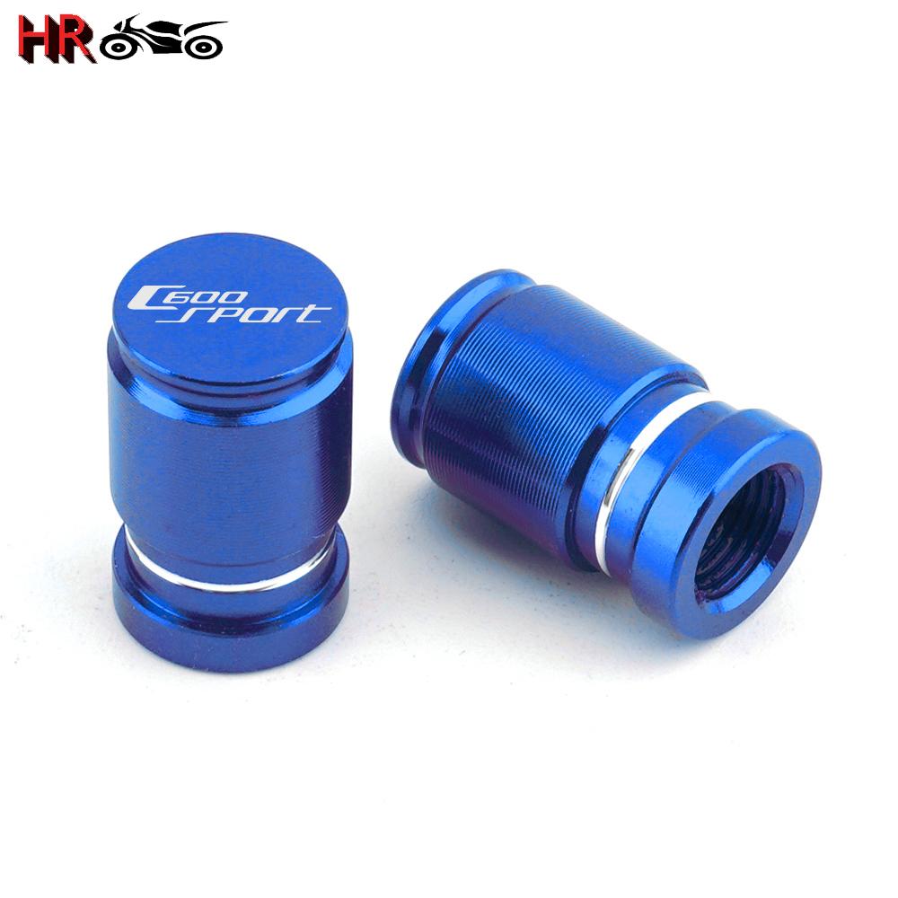 For BMW C600 Sport C 600 Sport 2011-2015 Motorcycle CNC Aluminum Wheel Tire Valve Stem Caps Airtight Cover Plug