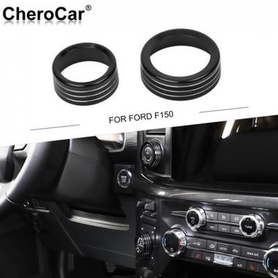 Interior Four-Wheel Drive/Trailer Switch Knob Cover Trim Ring For Ford F150 21+