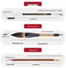 Liupintang Professional Chinese Painting Brush Set - Mixed Sheep Hair, White Cloud Outlining, Full Set for Beginners