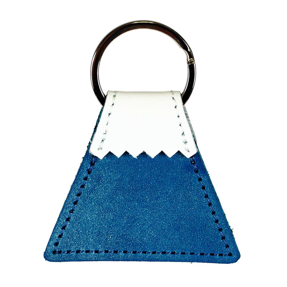 AGILITY Affa Fuji Keychain Genuine Leather FUJIYAMA Genuine Leather Souvenir Gift Present "FUJI Keychain" Mt. Mt.fuji