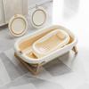 JINGRUIXIANG Extra Large Foldable Baby Bathtub Set