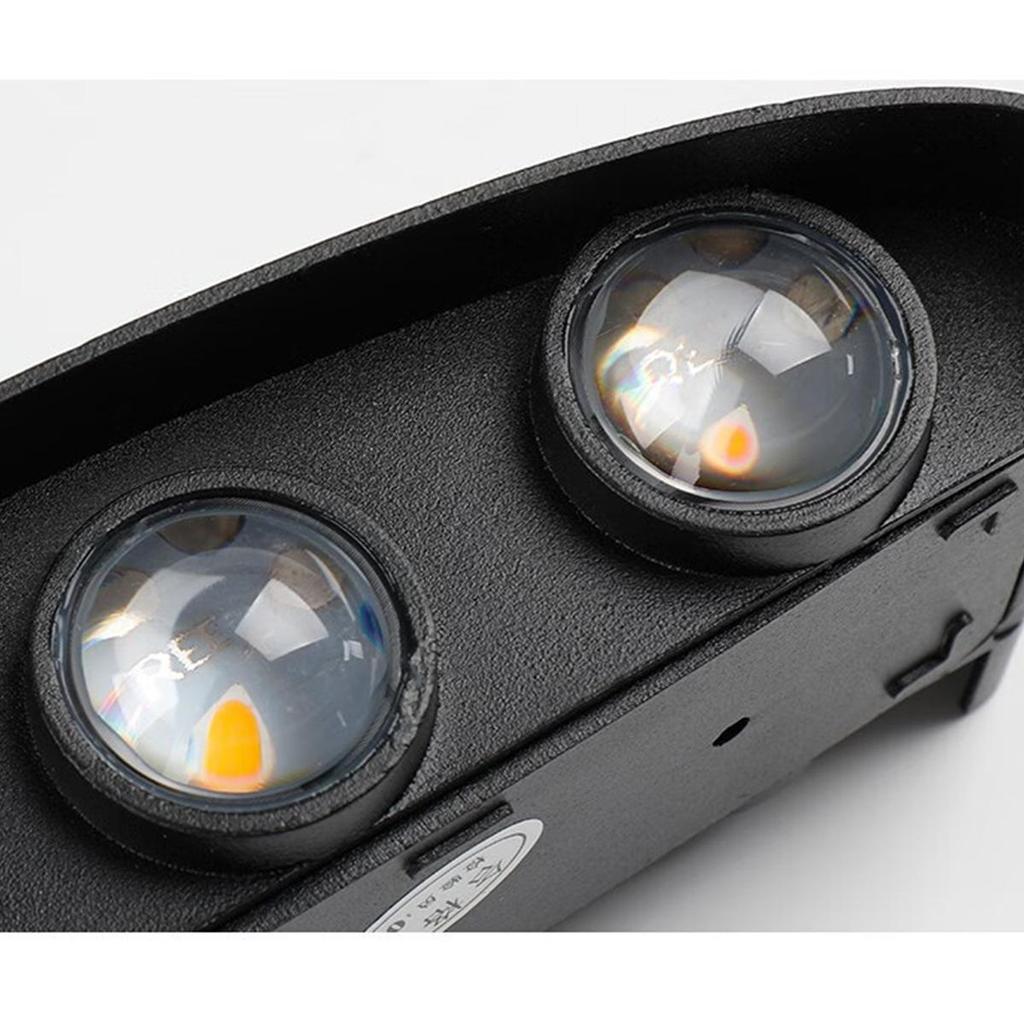 Wall Lamp 2w 4w 6w 8w Exterior Black Waterproof External Outdoor Lamps 110v/220v Led White Wall Mounted Up Down Light Warm White