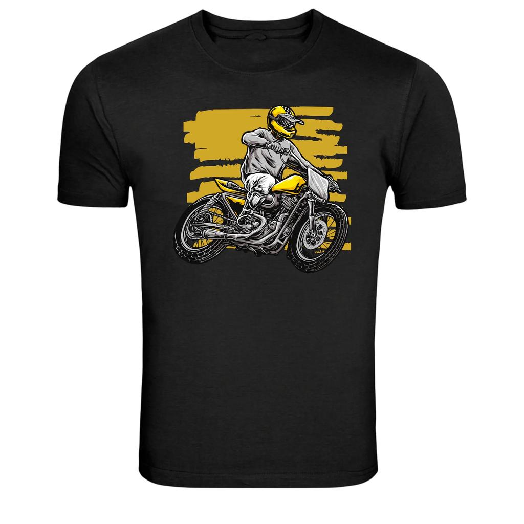 Vintage Motocross Rider Dirt Bike Racing Graphic T-Shirt