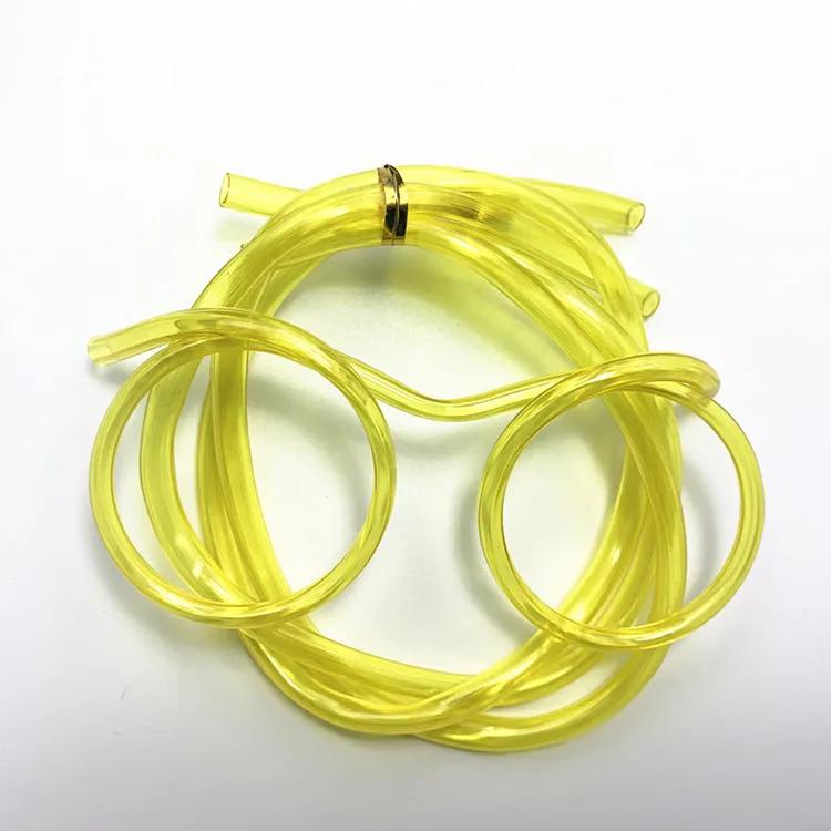 Straw Glasses Funny Soft PVC Glasses Flexible Drinking Straws Home Party Supplies Bar Supplies Creativity Child Gift