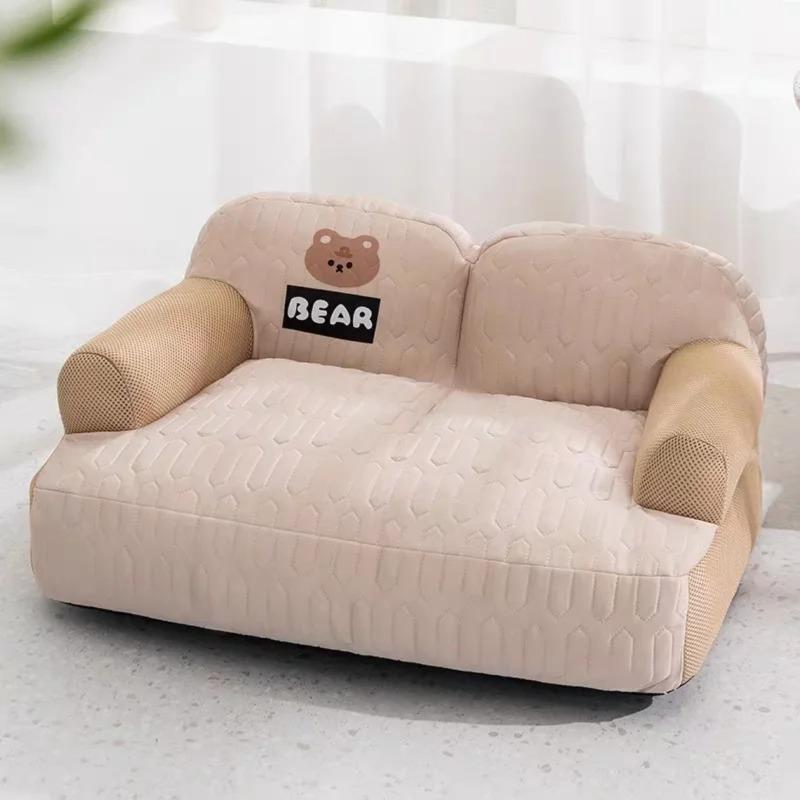 Cats Beds Summer Cooling Pet Bed Kitten Cushions Goods Houses Dog Mat Basket Accessory House Habitats Accessories PuppyThings