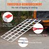Aluminum Ramps, 1500 Lbs, Tri-Fold Ramp with Load Straps, Folding Loading Ramp for Motorcycle, Tractor, ATV/UTV, Trucks, Lawn Mower, Snow Blower, 77"L