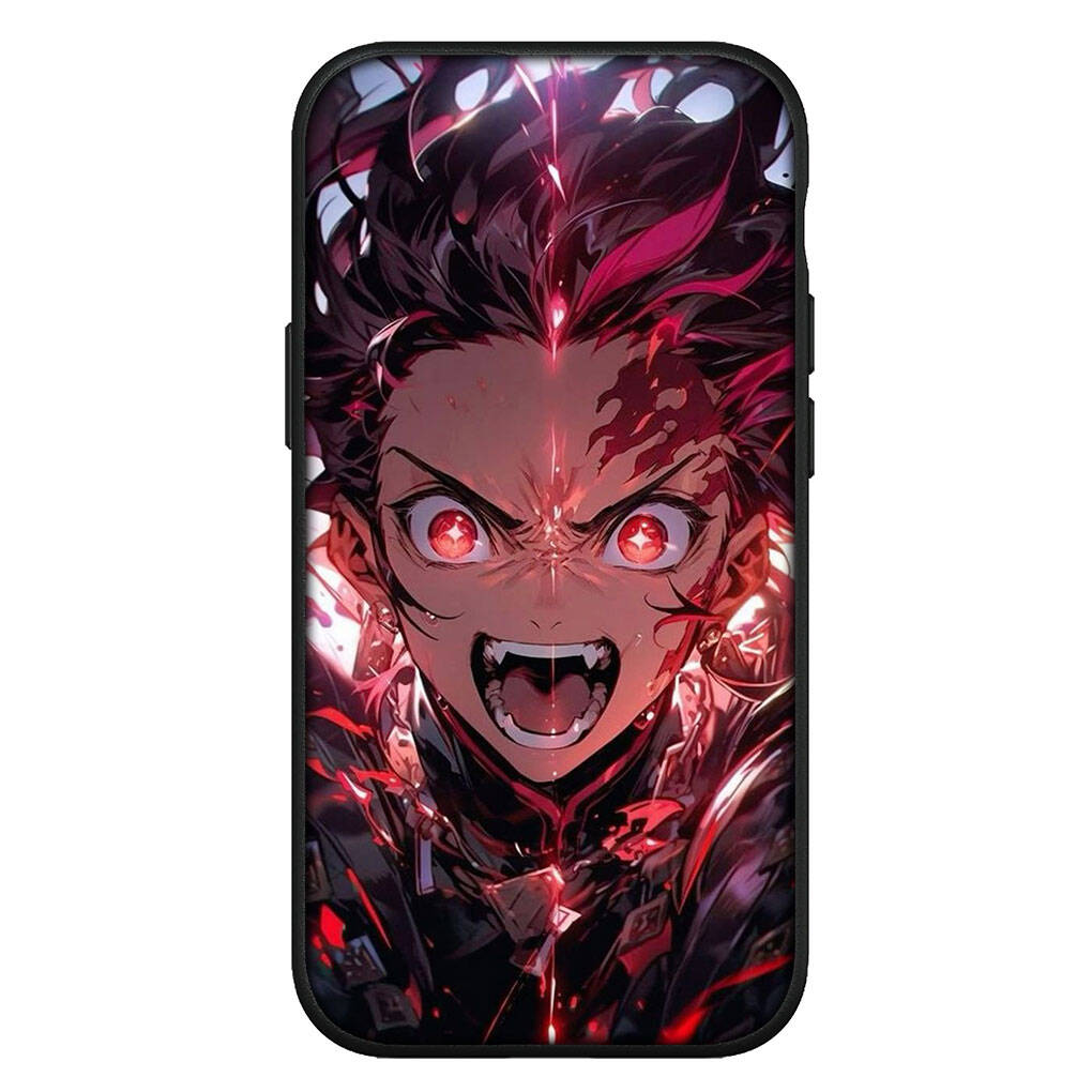 

для Samsung Galaxy S25 S24 S23 S22 Ultra FE Plus A37 A57 A56 A55 A06 A16 A15 A36 A26 A35 A05 A25 A54 A34 Чехол Клинок рассекающий демонов Танджиро Акадзума Зеницу for iPhone 6 олений