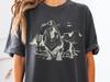 Basset Hound UFO Western Comfort Colors T-Shirt - Cowboy Basset Desert Shirt, Vintage Ranch Dog Mom Dad Gift
