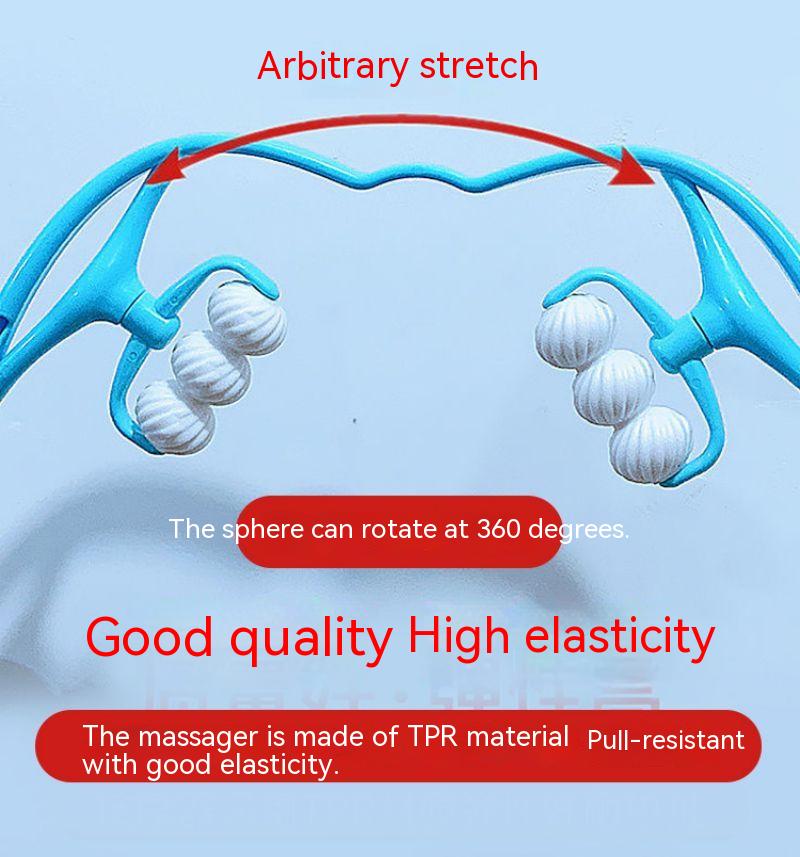 Cervical Spine Massager Roller Neck Massager Therapy Roller Self-Massage Tool Relieve Hand Pressure Deep Pressure Massage