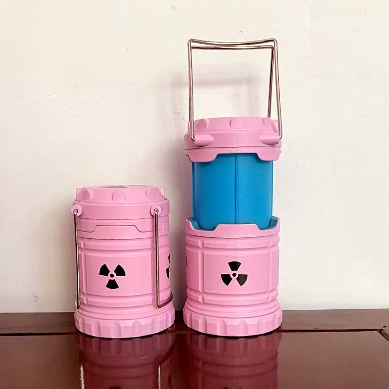 Nuclear Reactor Lantern Mini Handheld Toy Doomsday Simulation Illuminator Halloween Camping Light Party Prop