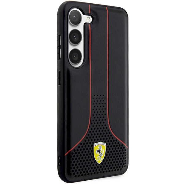 Etui Do Samsung Galaxy S23 Ferrari Perforated Czarne