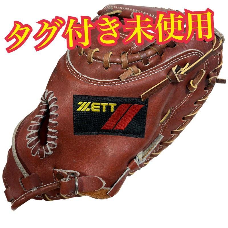 Used [Unused] ZETT Catcher s Mitt BRC-3712 Softball Catcher s Right-handed Throwing Made in Japan Steerhide Brown Glove with Tag