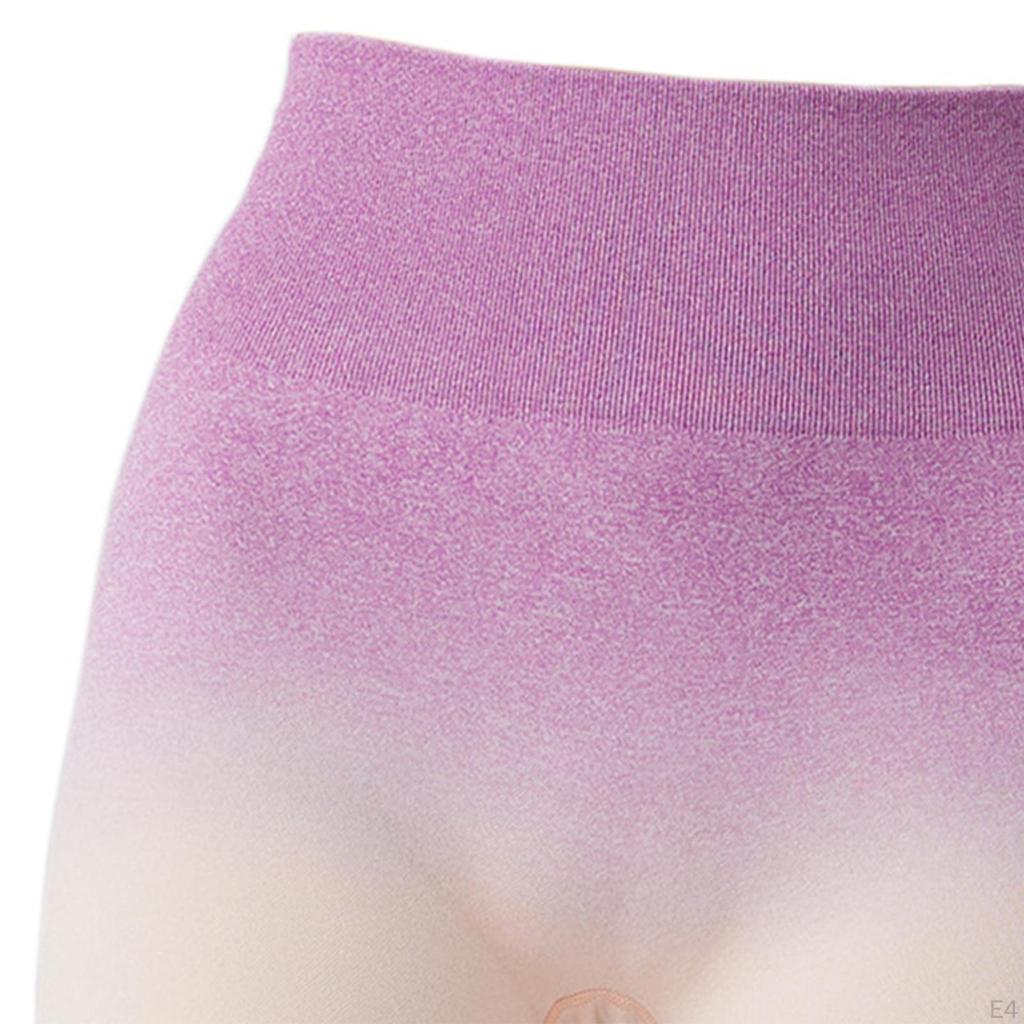 , Booty Elasticated Ladies Control Clothing Exposure High Body Waist for Cycling Fitness