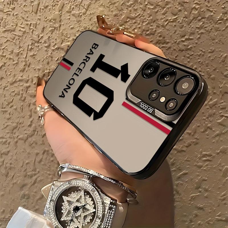 Barcelona digital 10 pattern phone case is suitable for Samsung S25 24 23 22 21 20 Plus/Ultra/FE anti-fall and shockproof