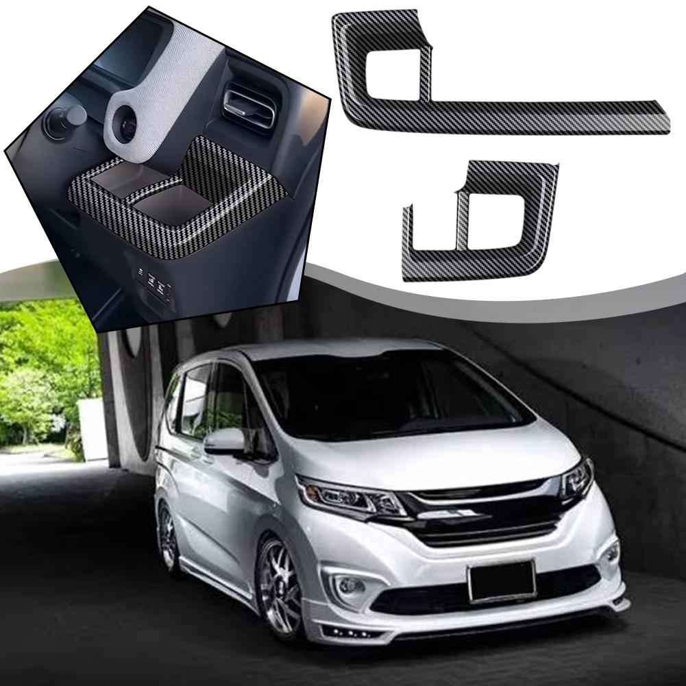 2 Pieces Left And Right Cup Holder Decorative Frames FOR 24 ForHonda FREED AIR/CROSSTAR Parts Accessories Center Console