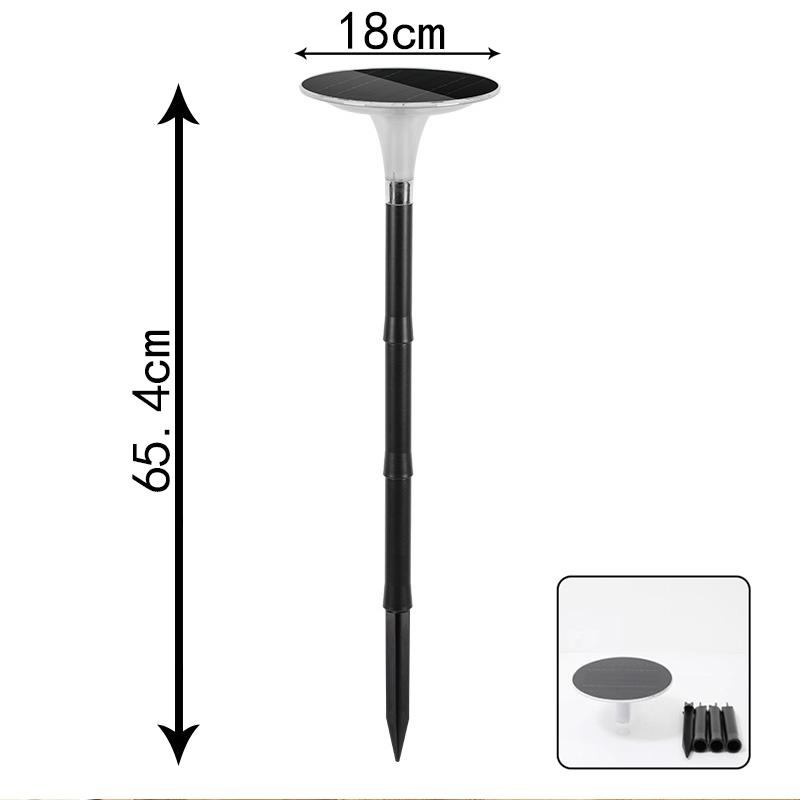 80LED Solar Lights Outdoor Pathway Round Solar Lights Solar Path Lights Round Solar Lights Outdoor for Garden Backyard Walkwaya