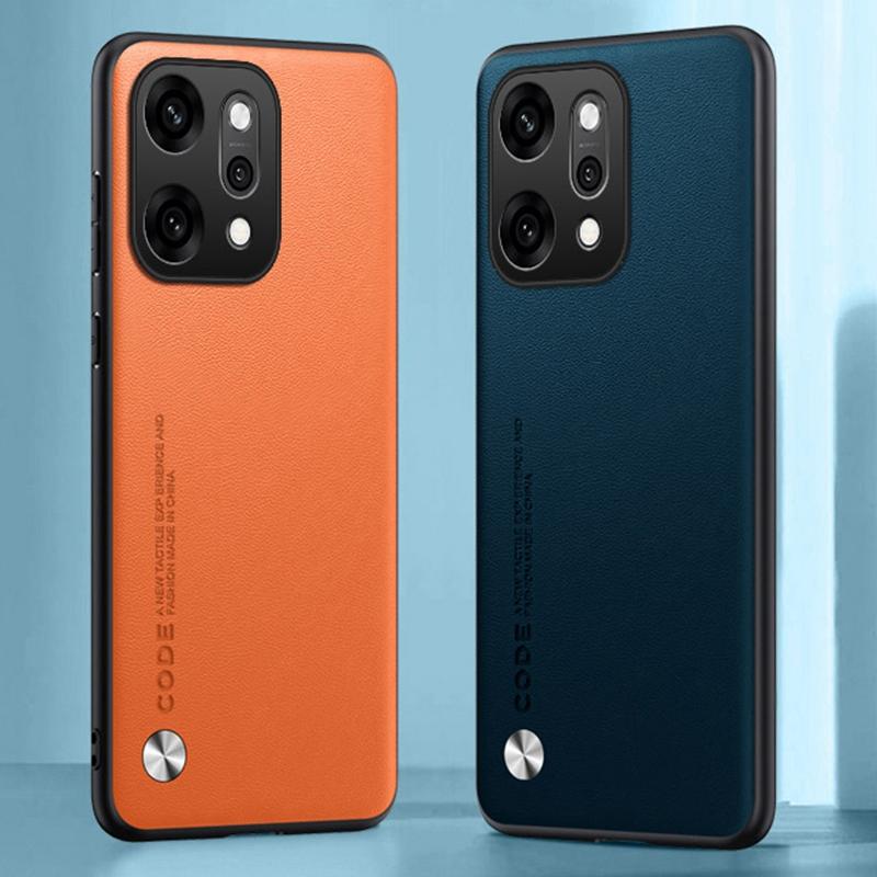 Luxury PU Leather Case For OPPO Reno 14 Pro 5G Back Cover Matte Silicone Full Protection Phone Case For OPPO Reno14 Pro 14Pro