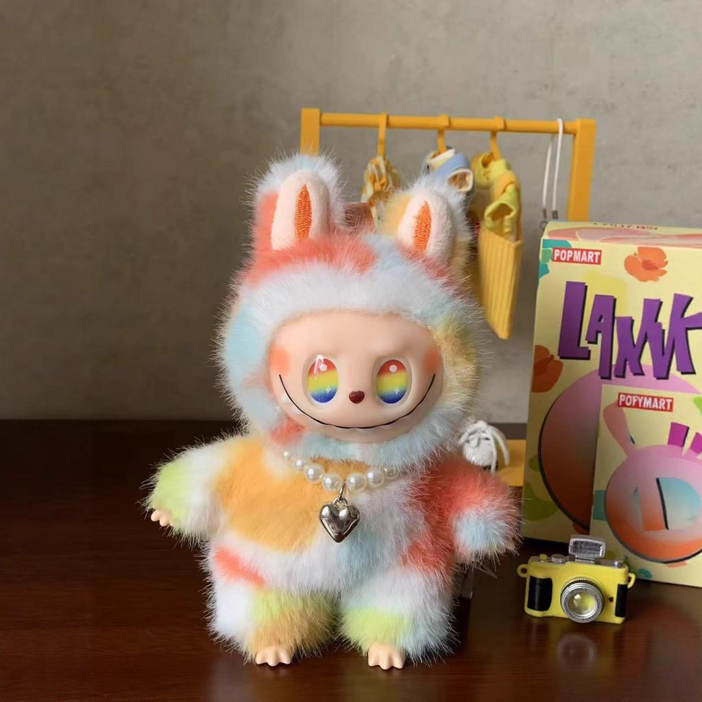 Dopamine Color Doll Blind Box Vinyl Plush Toy Pendant