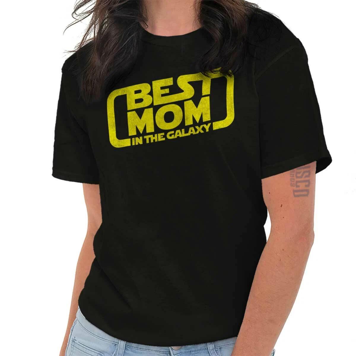 Best Mom Ever Sayings Funny Mothers Day Gift Womens Graphic Crewneck T Shirt Tee L