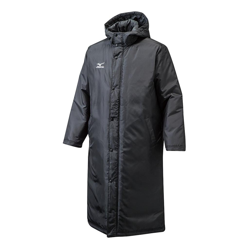 Mizuno Baseball Bench Coat by Swallow Black Size Perfect for winter and fall and (12JE6G60) Sports, (09), L. practice, training, practice.