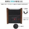 WNJAPAN Watch Winder for 2 Watches, Quiet, LED Illuminated, Automatic Watch Winding, Interior Design with Carbon Fiber Pattern, PU Leather, Wood Grain