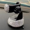 Bling Rhinestone Mobile Phone Holder Secure Hold Air Vent Phone Holder  for Car Dashboard