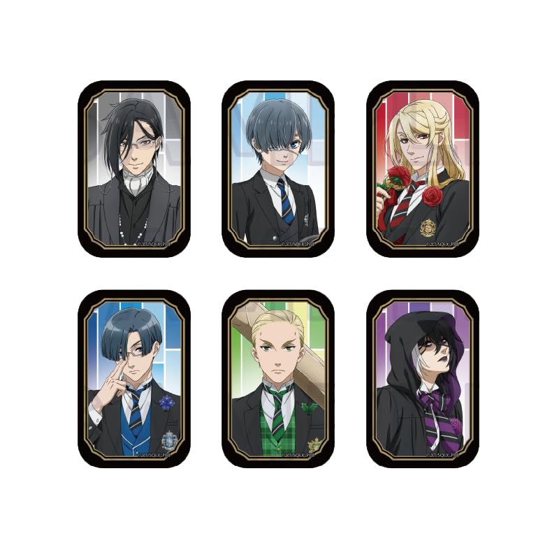 

Black Butler: Boarding School Arc Trading Square Badge Box of 6