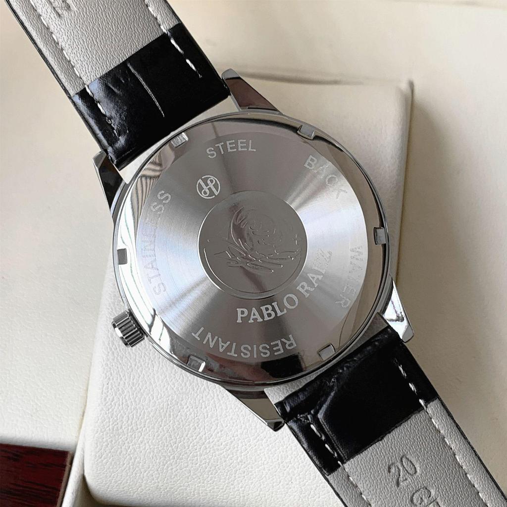 Men's Business Waterproof Quartz Wristwatch with Sweep Second Hand and Calendar