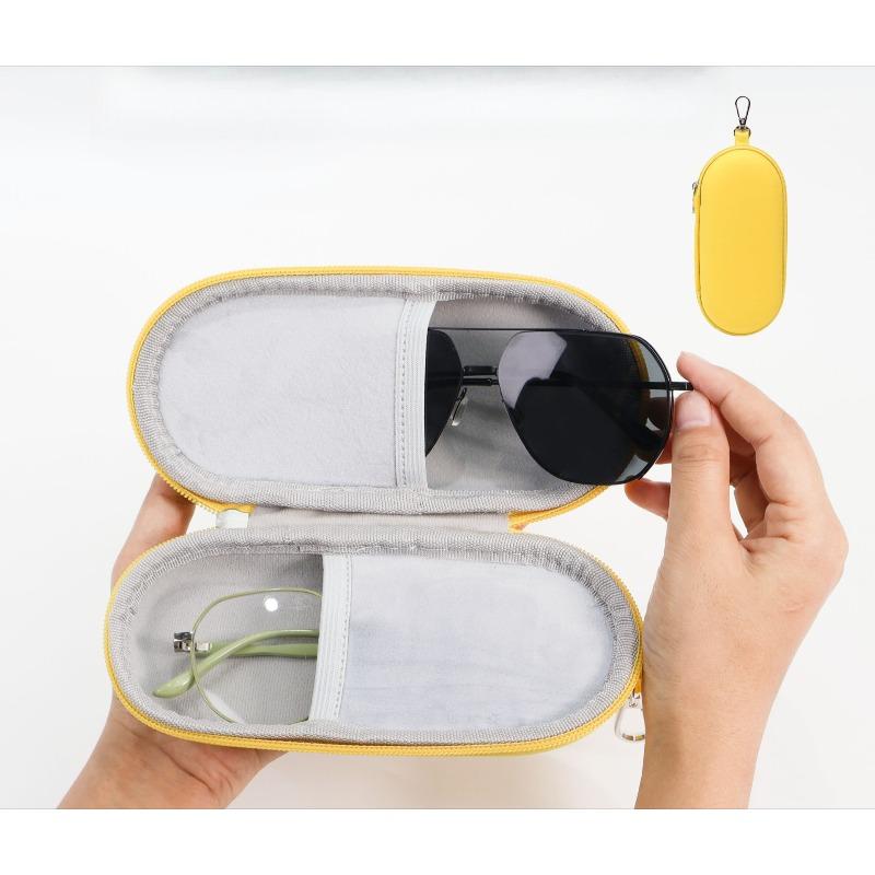 1pc EVA Glasses Case - Hard Shell Scratch-Resistant Eyeglass Storage Box - Portable Organizer Pouch - Great Mother'S Day Gift