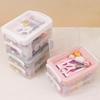 30Pcs Craft Spools Diy Sewing Tool Kit Portable Three Layer Large Capacity Home Needlework Sewing Box