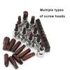 53 PCS Set of 1/4 Inch Socket Ratchet Wrench Set, Socket Drill Bit Extension Rod Automotive Repair with Case Car Repair Househol