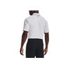 Under Armour Contrast Trim Casual Pullover Short Sleeve Polo Shirt Men Tops White 1377363-100