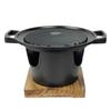Round Korean Portable Non-Stick BBQ Grill Pan