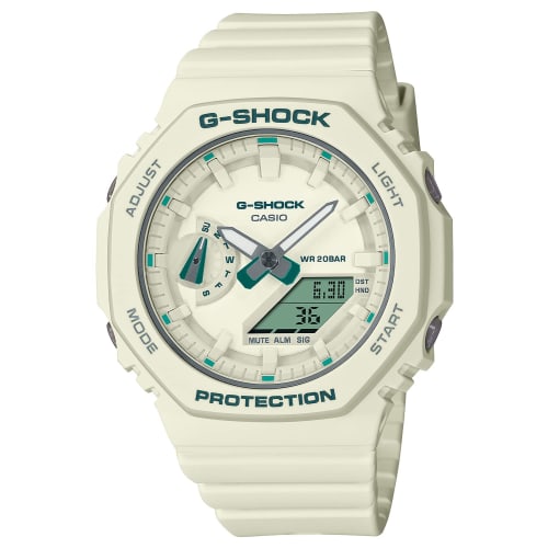 

Casio G-SHOCK Analog-Digital Mid-Size Model GMA-S2100GA-7AJF Women s White Watch