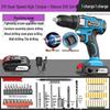 Rechargeable Multi-Function Electric Hand Drill with Impact and Screwdriver Features