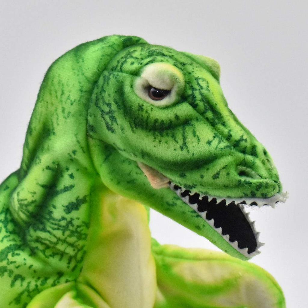 BH7758 HANSA Tyrannosaurus Green 50 Hand Puppet
