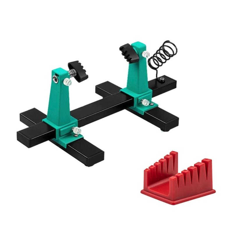 Multifunctional Welding Jig Tool Adjustable Fixing Fixture With Cable Clamp Slip Resistant Base For Electronics Assembly