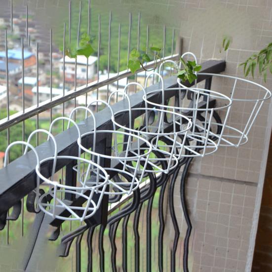 Flower Stand Wall-mounted Easy To Install Rust Proof Strong Load Bearing Plant Pot Rack