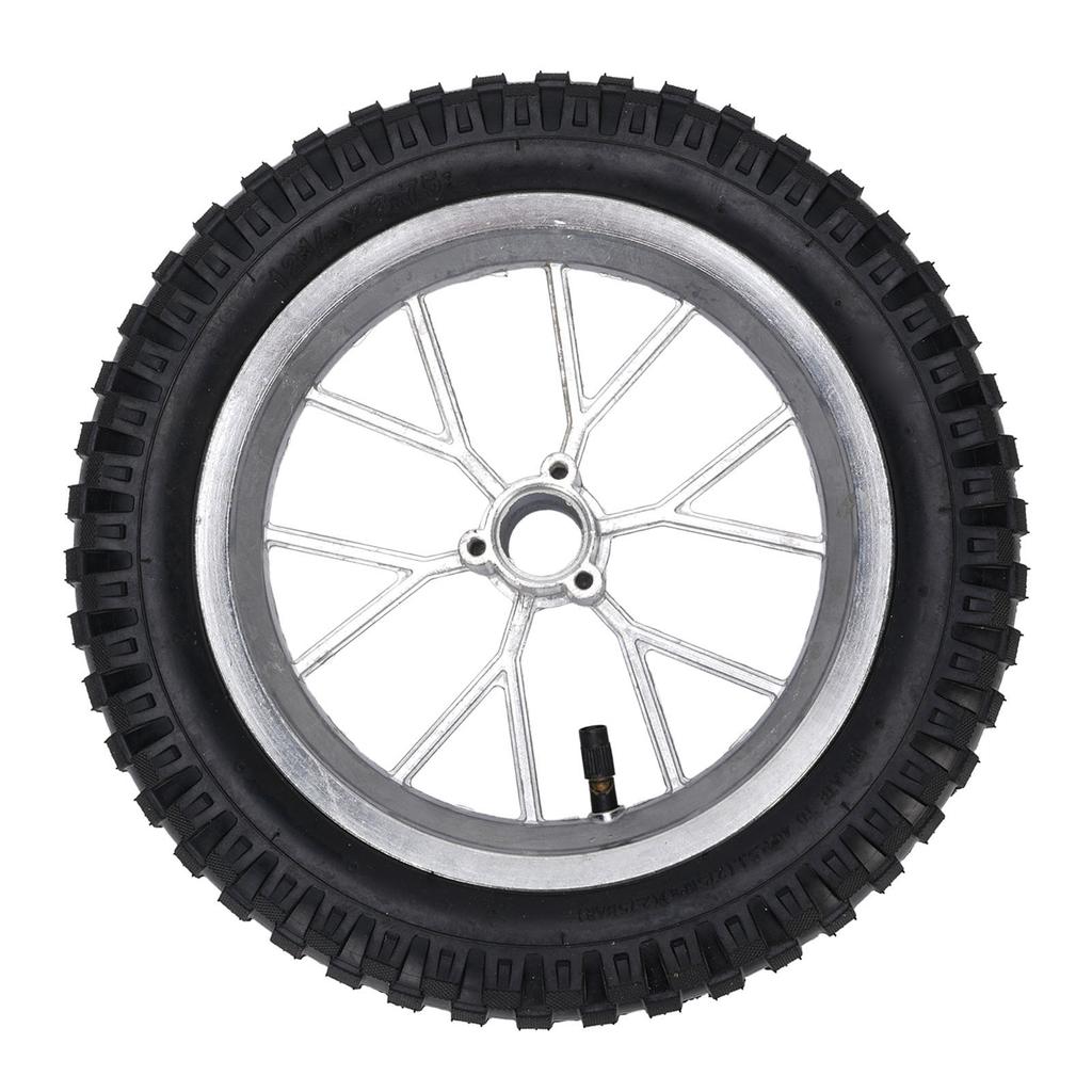 12 1 2X2.75 12.5x2.75 Tire Metal Rubber Rear Wheel Rim Tire Assembly for 2 Stroke Pocket Bike 47cc 49cc