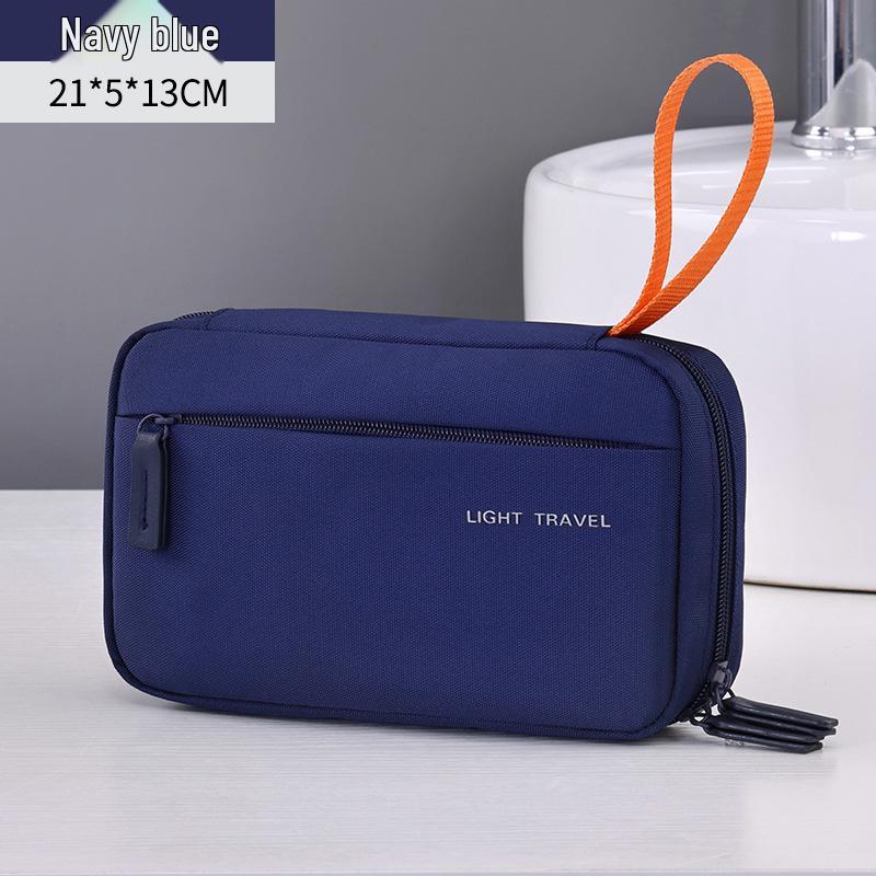 High-Capacity Men s Travel Toiletry Bag - Three-in-One Partitioned Storage & Portable Wash Bag