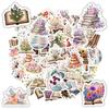 35pcs-50pcs Vintage Vintage Stickers Artistic Nature  Stickers Teacher Reward Stickers For Guitar Laptop Helmet Skateboard