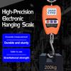 200KG Electronic Luggage Scale Multifunctional Digital Scales LCD Display Travel High Accurate Crane Hook Scale Weighing Tool