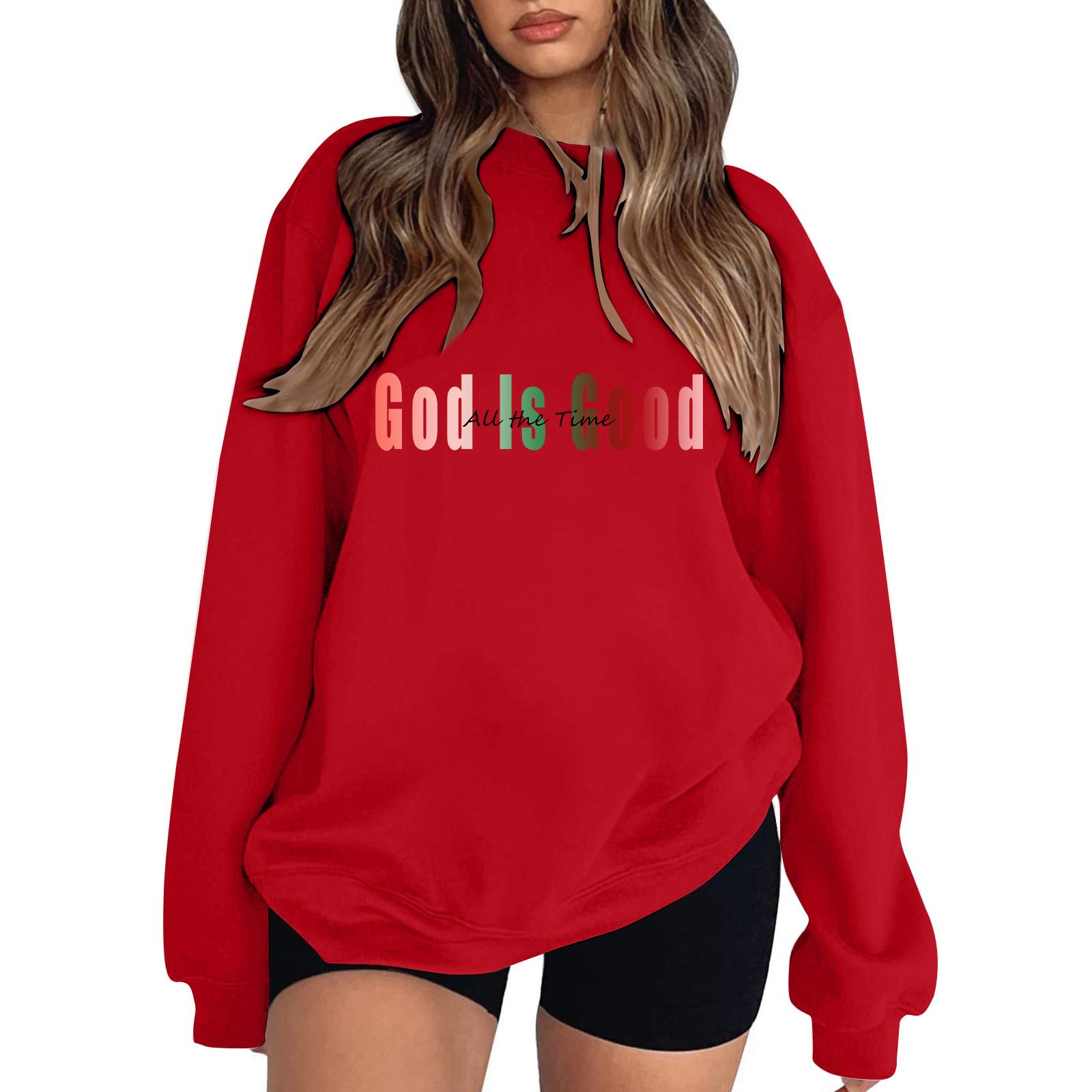 

Женский повседневный модный худи XXL красный